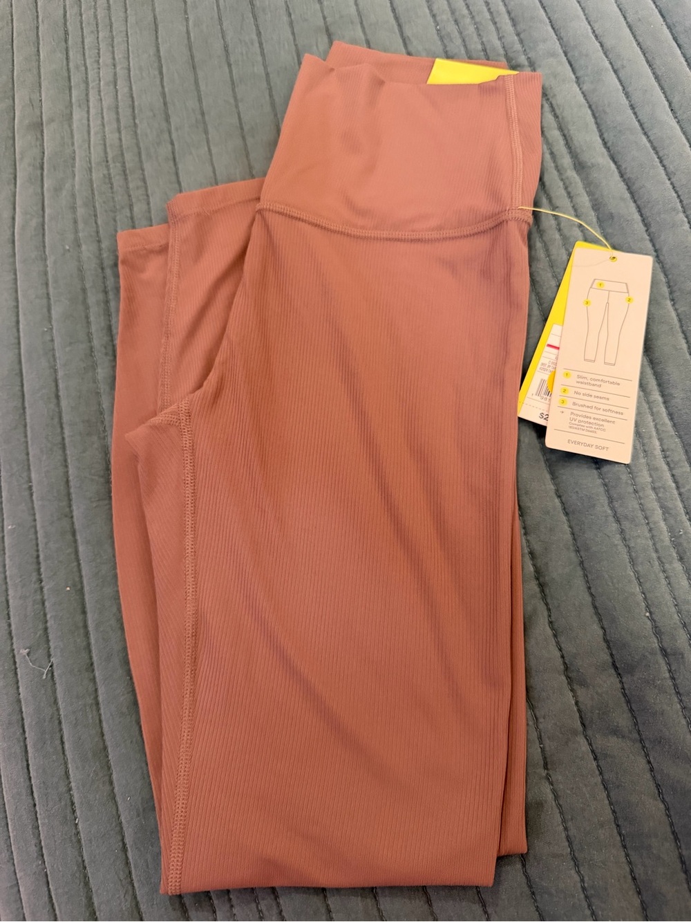 Target Women's Ribbed High-Waist Leggings - Mauve